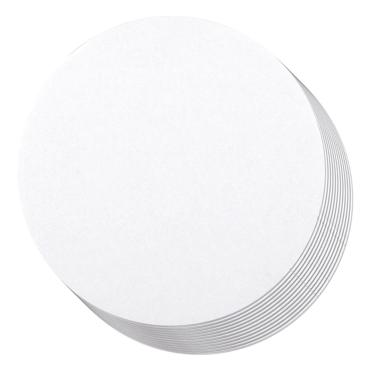 12 Pack 12 Inch Cake Boards, Round Cardboard Circles for Crafts, Baking Supplies, Desserts (White)